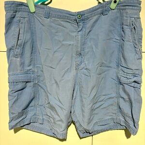 Tommy Bahama Mens Relax Shorts 42 Blue Board Cargo Pockets Cotton Beach Casual